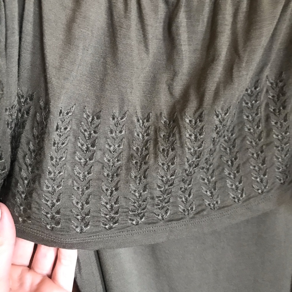 Cold Shoulder Tank with Ruffle Detail - Picture 5 of 6